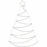 Verlichte Kerstboom - Wanddecoratie - 150cm