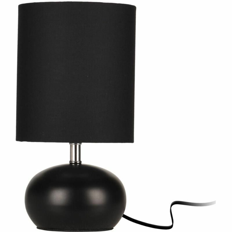 Tafellamp - 24 cm - zwart