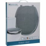 Toiletbril MDF - Hout - Zilver