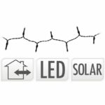 Solar Lichtsnoer - 400 LED - 24  + 4 meter - Warm wit  - met Bewaarbox