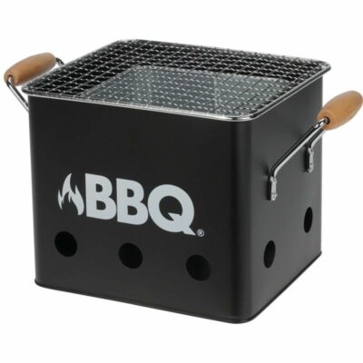 BBQ Kubus - Mini-Barbecue - mat Zwart - 18x15xH15cm