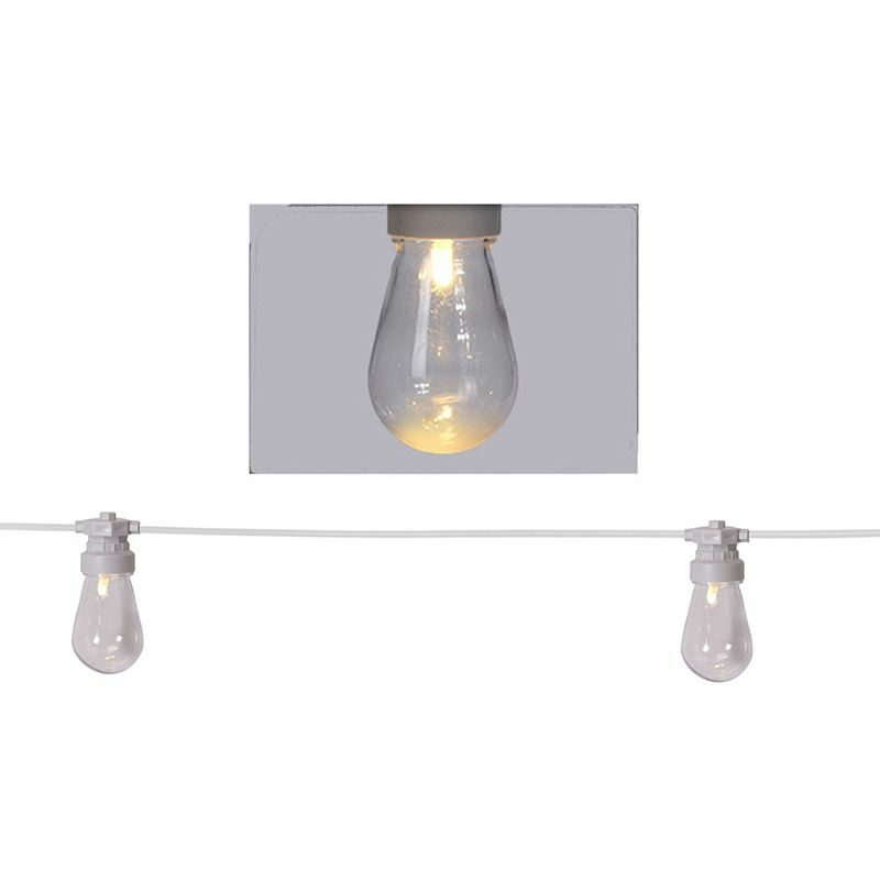 Feestverlichting - 20 lamps - helder - warm-wit