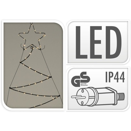 Decorativelighting Verlichte Kerstboom - Wanddecoratie - 110Cm