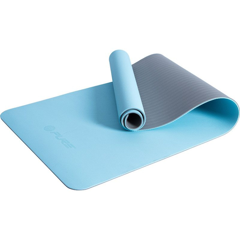 Pure2Improve Yogamat Antislip – 173 x 58 cm | Comfortabele & Flexibele TPE Deluxe Mat met Optimale Grip | Inclusief Draagbanden – Perfect voor Yoga & Workout