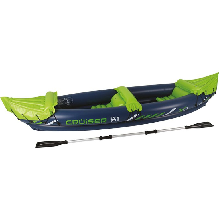 Xq Max Kayak Cruiser X1 – 2-Persoons Opblaasbare Kajak | Groen, Compact & Stabiel