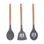 San Ignacio Ordesa Keukengerei Set – 3-Delig Duurzaam Hout & Siliconen – Luxe Kookset