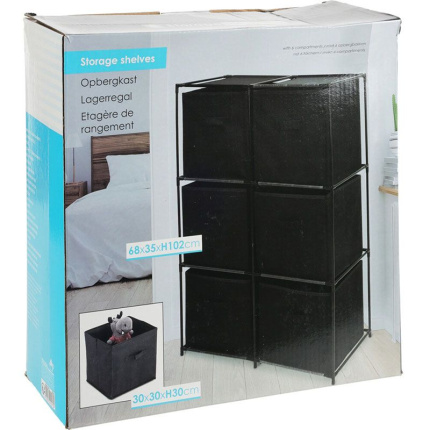 Storage Solutions Opbergkast - 6 Compartimenten - 68X35Xh102