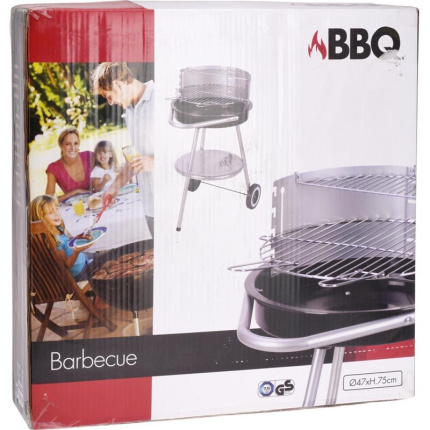 Bbq Barbecue - Halfrond - Met In Hoogte Verstelbaar Grillrooster