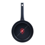 Bergner Masterpro Gastro Koekenpan Ø20 cm – Duurzaam Gerecycled Aluminium – Heatdot Technologie – Anti-aanbak & Inductiegeschikt