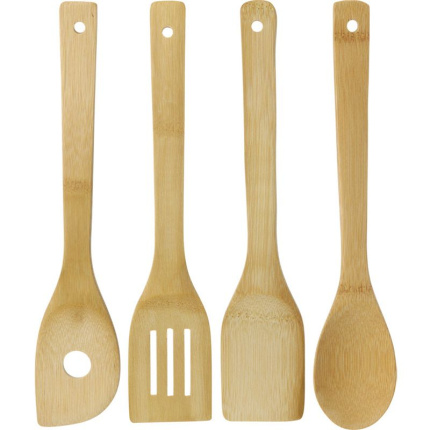Excellent Houseware Bamboe Keukengerei - Houten Spatels