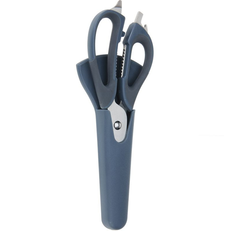 Excellent Houseware UltraSharp Multifunctionele Keukenschaar – 22 cm – RVS – Alles-in-1 Keukentool