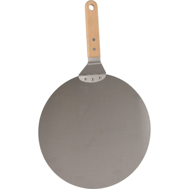 Premium BBQ Pizza Server – 30 cm Pizzaschep | Houten Handvat, Praktisch & Veilig voor Oven en Barbecue