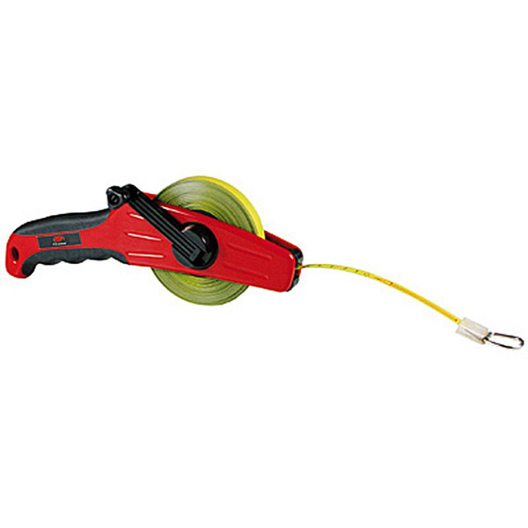 Q Flexx Extra Sterk Stalen Meetlint – 30 Meter | Anti-Slip Softgreep & 13mm Breed