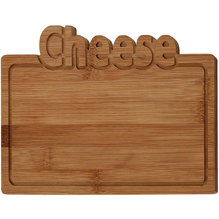 Excellent Houseware Bamboe Snijplank - CHEESE - 25x17cm – Duurzaam & Stijlvol Keukengerei