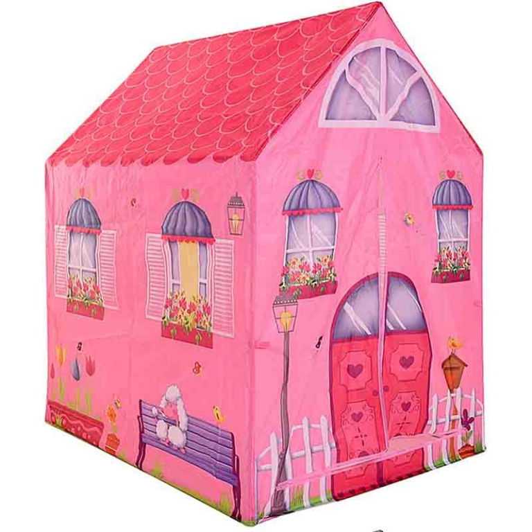 Kinderspeeltent Prinsessenhuis – Magisch Speelhuisje met Prinsessenprint | Stevig, Ruim & Makkelijk Op Te Zetten | Perfect Voor Fantasierijk Rollenspel