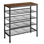 Ceruzo Premium Schoenenrek – Stabiel & Verrijdbaar – Hout & Metaal – Praktisch & Duurzaam