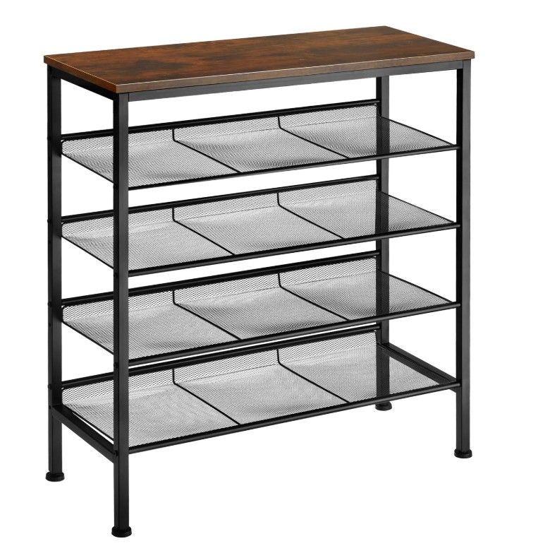 Ceruzo Premium Schoenenrek – Stabiel & Verrijdbaar – Hout & Metaal – Praktisch & Duurzaam Ceruzo Premium Schoenenrek – Stabiel & Verrijdbaar – Hout & Metaal – Praktisch & Duurzaam