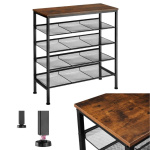 Ceruzo Premium Schoenenrek – Stabiel & Verrijdbaar – Hout & Metaal – Praktisch & Duurzaam