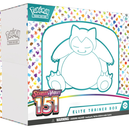 Pokémon 151 Elite Trainer Box – Exclusieve Snorlax Promo, 9 Boosters & Ultieme Nostalgie!