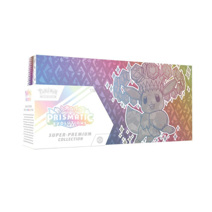 Pokémon TCG Prismatic Evolutions Super-Premium Collection – Eevee ex, Ultra Rare Full-Art Foil, Luxe Playmat & 15 Booster Packs