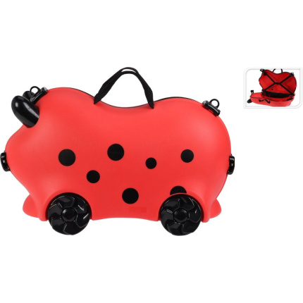 Kinder Zitkoffer – Rood – Sterk, Licht & Perfect voor Onderweg