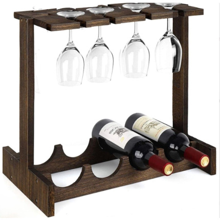 Ceruzo Wijnrek Met Wijnglashouder