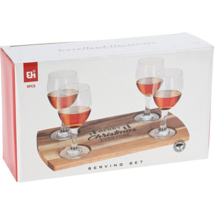 Whiskey Serveerset - Kerst