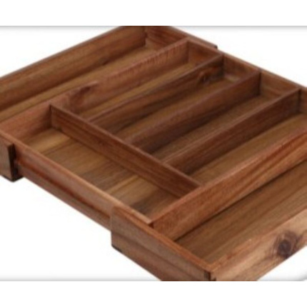 Bestekbak Acacia - Uitschuifbaar