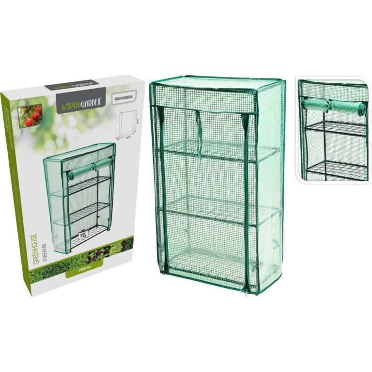 Progarden Mini Kweekkas 46 x 24 x 80 cm | Compact, Lichtgewicht & Ideaal voor Zaailingen