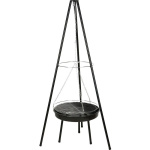 Hangende Vuurschaal met Grillrooster – Driepoot – Ø52 cm | Krachtig, Multifunctioneel & Outdoor-Proof