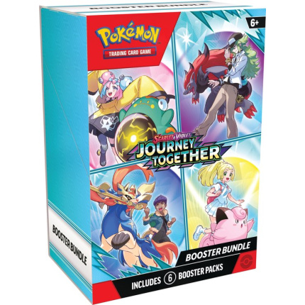 Pokémon TCG Journey Together Booster Bundle – 6 Boosters, Trainer Bonds & Ultra Rare Kaarten | Scarlet & Violet SV9