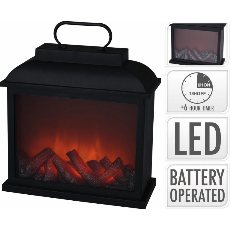 Sfeerhaard Met Vlammeneffect