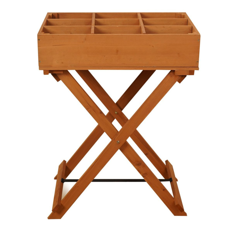 Ceruzo Verhoogde Kweektafel – Kruidentafel – Hout – 58 × 38 × 75 cm | Praktisch & Ruimtebesparend