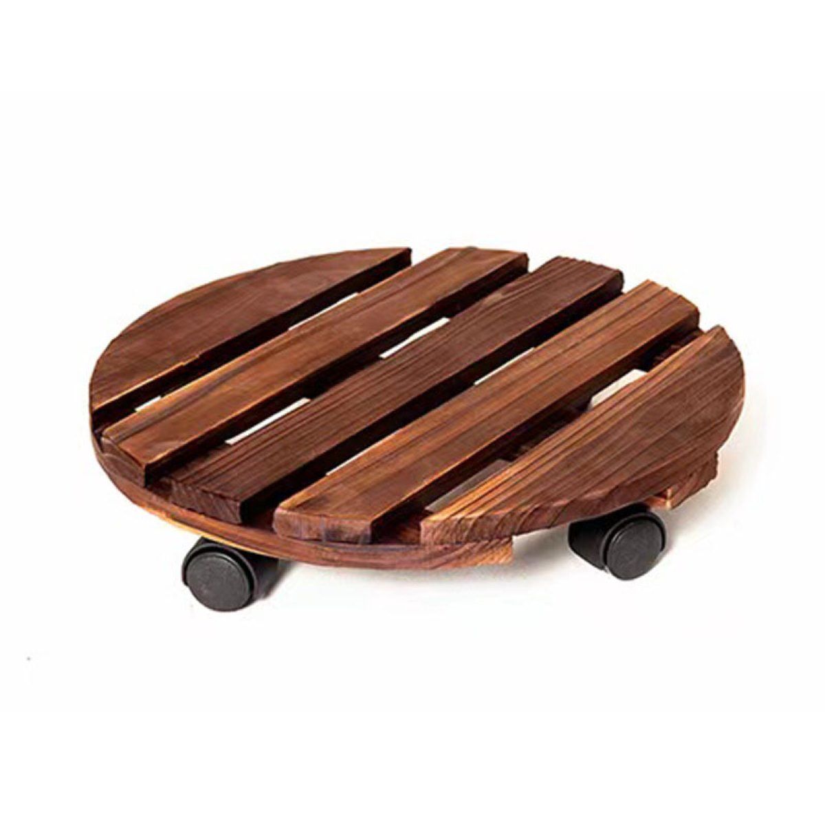 Ceruzo Plantentrolley – Rond 30 cm – Hout | Mobiel & Stijlvol Ceruzo Plantentrolley – Rond 30 cm – Hout | Mobiel & Stijlvol