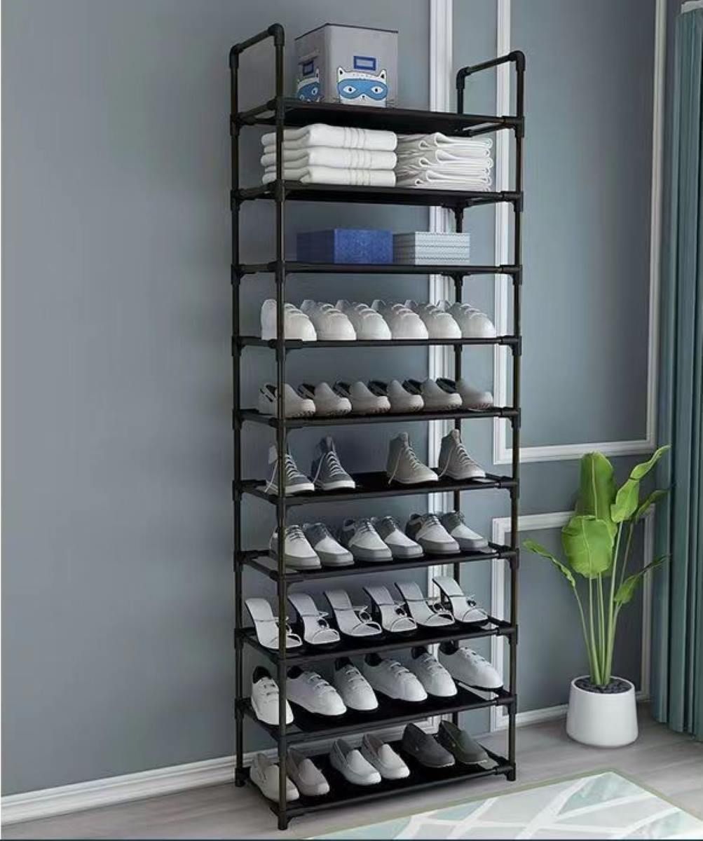 Ceruzo Schoenenrek – 10 Laags – 58×28×175 cm | Ruimtebesparend & Eenvoudig Montager Ceruzo Schoenenrek – 10 Laags – 58×28×175 cm | Ruimtebesparend & Eenvoudig Montager