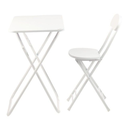 Ceruzo Klaptafel Met Stoel - Wit