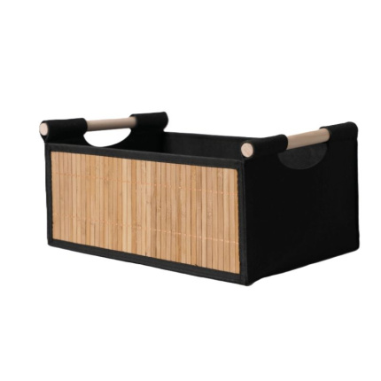 Ceruzo 3X Opbergmanden Bamboe - Badkamermanden