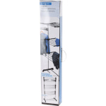 Storage Solutions Droogrek Toren – Inklapbaar & Verrijdbaar – 17 Meter Drooglengte – Wit