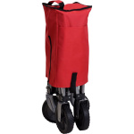 Opvouwbare Bolderkar – Rood – 90x49x58 cm – Extra Stevig & Compact – 70 kg Draagkracht – Ideaal voor Uitstapjes